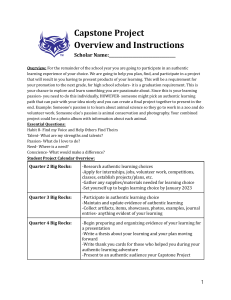 Capstone Project Overview and Instructions copy