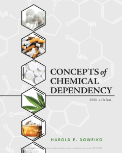 Concepts of Chemical Dependency Textbook