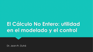 El Cálculo No Entero