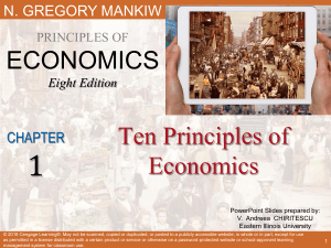 Chapter 1 Ten Principles of Economics