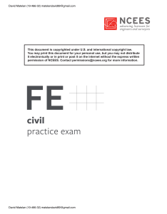 FE Civil Practice Exam-1946632