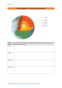 igcse geography introducing plate tectonics booklet  2 