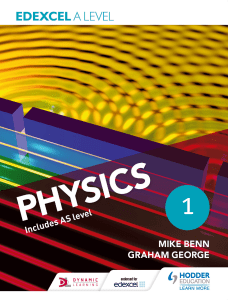 Edexcel A level physics. Year 1, Student book-Hodder Education (2015)