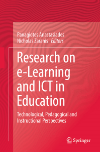 Research on e Learning and ICT in Educat