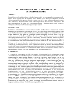 Hematohidrosis pdf