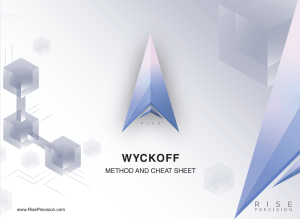 Wyckoff Method and Cheet Sheet RISE PRECISION