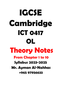 Full ICT 0417 Note Theory update