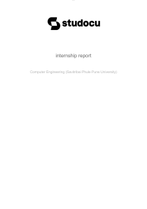 Web Development Internship Report | SPPU