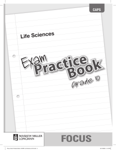 Life Sciences Focus Exam Practice Book