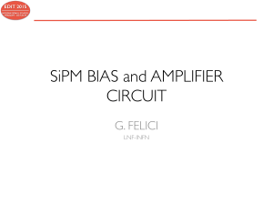 x SiPM Bias Amplifier Circuit