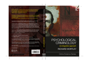 Psychological criminology