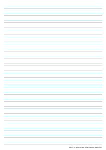 Blank paper - Single lines