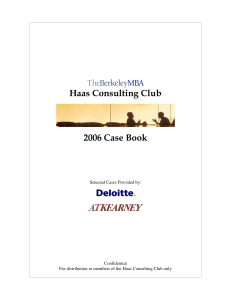 Th eBerkeley MBA Case Book 2006 