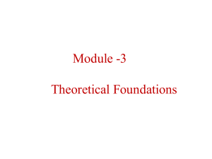 theoretical foundations of distributed operating system