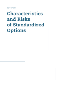 Characteristics and Risks of Standardized Options IBKR