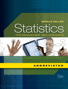[Gerald Keller] Statistics for Management and Economics