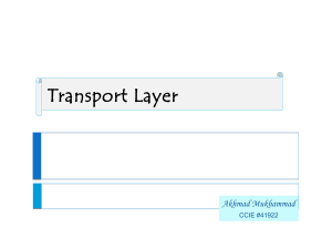 02. Transport Layer