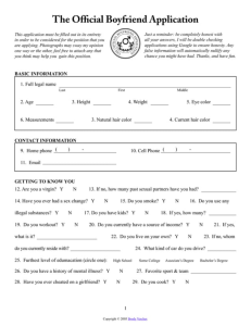 BF Application Form