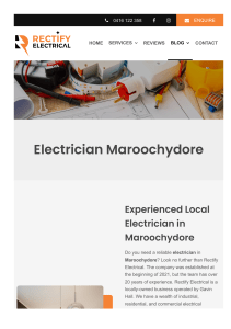 Electrician Maroochydore