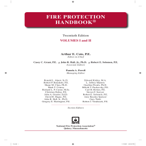 Fire Protection Handbook, 20th Edition