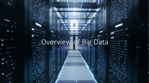 Unit 1 - Introduction to Big Data