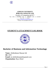 STUDENT S ATTACHMENT LOG-BOOK