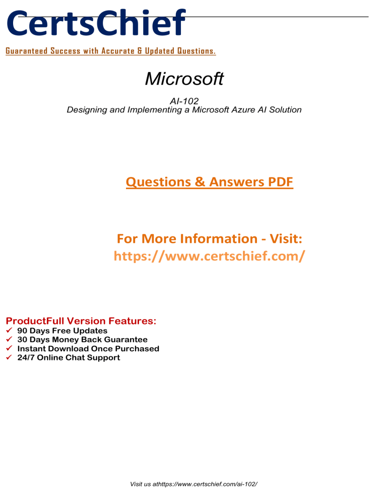 AI-102 Examsfragen