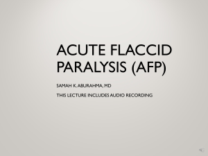 Acute Flaccid Pralysis