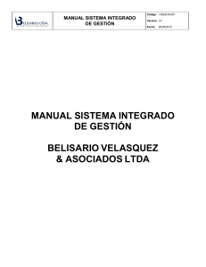 HSEQ-M-001 Manual Sistema Integrado Gestion