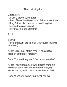 King Arthur Play Script