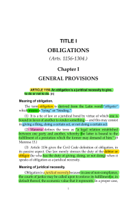 Obligations: Legal Definition & Essential Requisites