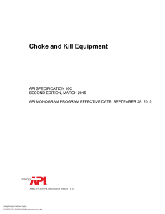Api-Spec-16C-2Nd-Mar-2015-Choke-And-Kill-Equipment-Apiasme-Publication