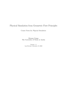 Physical Simulation Textbook