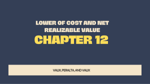 IA CHAPTER 12 LOWER OF COST AND NET REALIZABLE VALUE