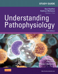 Study Guide for Understanding Pathophysi