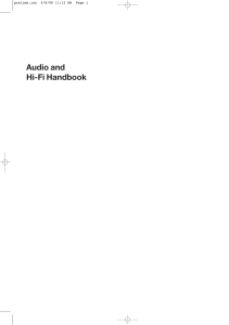 Audio and Hi-Fi Handbook (3rd ed.) SINCLAIR, I. R. (1998)