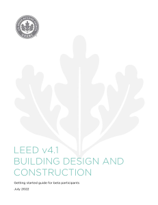 LEED v4.1 BD C Guide 07292022