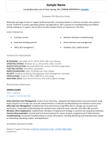 JSS 2023 Resume Template