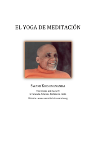 El Yoga de la Meditacion. Swami Krishnananda