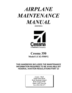 RB050002J 350 Maintenance Manual