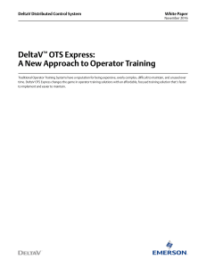 White Paper  DeltaV OTS Express