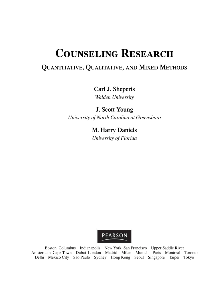 counseling research quantitative qualitative and mixed methods 2nd edition pdf