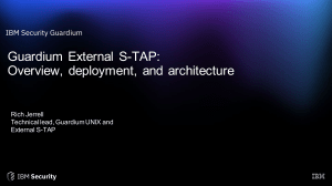 External S-TAP Overview, Deployment, and Architecture