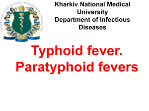 Typhoid fever lecture (1)