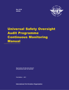 USOAP Continuous Monitoring Manual