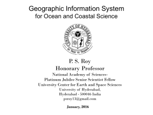 Intro To GIS  PSRoy