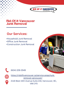 Rid-Of-It Vancouver Junk Removal