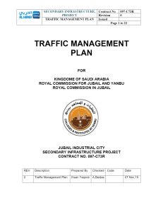 TRAFFIC MANAGEMENT PLAN