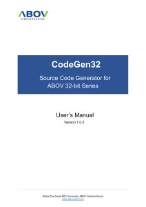 UM CodeGen32 V1.0.0
