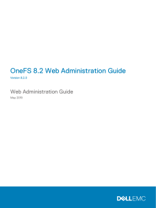 docu93698 OneFS-8.2.0-Web-Administration-Guide